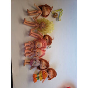 Strawberry shortcake Dolls & Accessories collectible Vintage Doll Lot